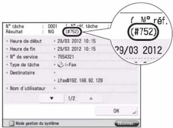 CANON imageRUNNER ADVANCE 400i - Lorsqu'un code d'erreur s'affiche - 1