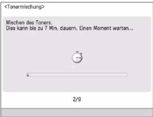 CANON imageRUNNER ADVANCE 400i - Mischen des Toners02 - 3