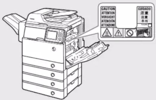 CANON imageRUNNER ADVANCE 400i - ATTENZIONE - 1