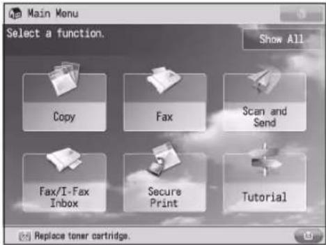 CANON imageRUNNER ADVANCE 400i - Replacing the Toner Cartridge - 1
