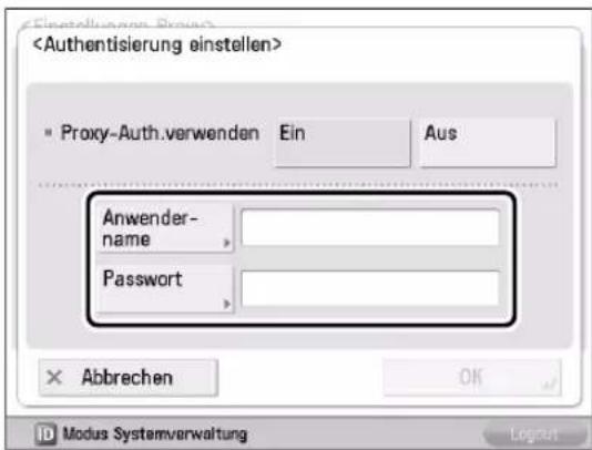 CANON imageRUNNER ADVANCE 400i - Einstellen des Proxy-Servers 08 - 2