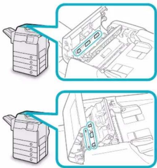 CANON imageRUNNER ADVANCE 400i - \*: Abdeckung des Einzugs - 1