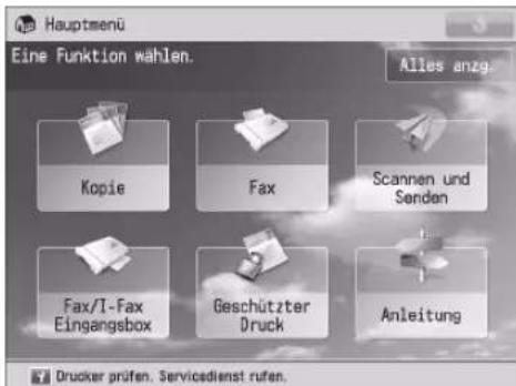 CANON imageRUNNER ADVANCE 400i - Serviceruf-Meldung - 4