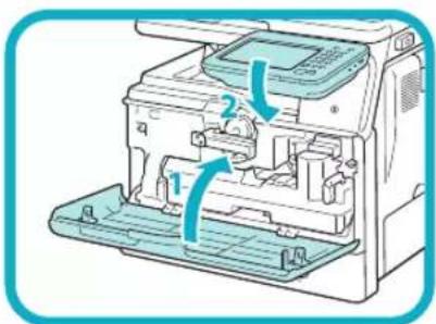 CANON imageRUNNER ADVANCE 400i - Installieren der Tonerpatrone - 7