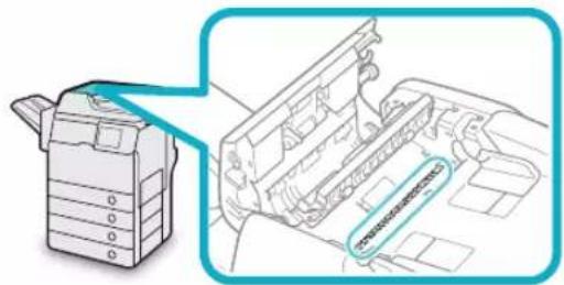 CANON imageRUNNER ADVANCE 400i - Gently open the feeder cover. - 6