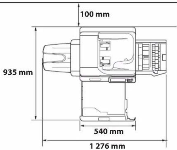 CANON imageRUNNER ADVANCE 400i - Prévoir une surface suffisante - 2