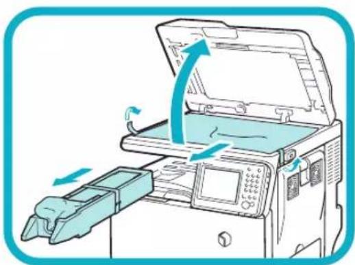 CANON imageRUNNER ADVANCE 400i - Desplazar el equipo hasta el lugar de instalación y retirar los materiales de embalaje - 3