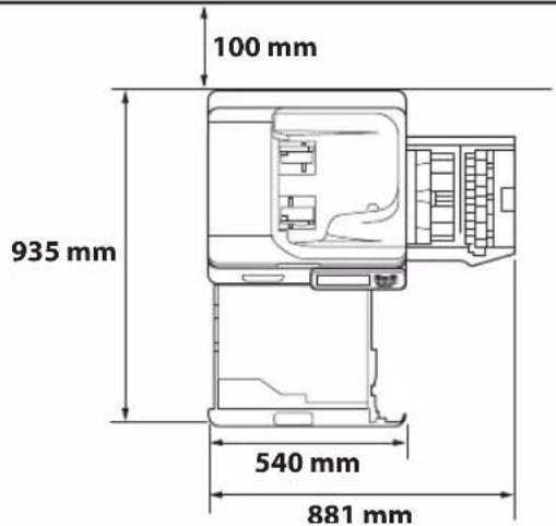 CANON imageRUNNER ADVANCE 400i - Provide Adequate Installation Space - 1