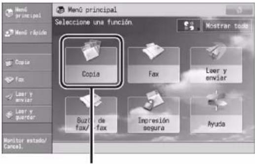 CANON imageRUNNER ADVANCE 400i - Pantallas utilizadas en este manual - 1