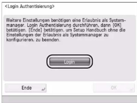 CANON imageRUNNER ADVANCE 400i - Anmeldung04 - 1