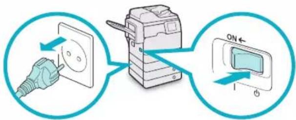 CANON imageRUNNER ADVANCE 400i - Precauciones de manejo - 3