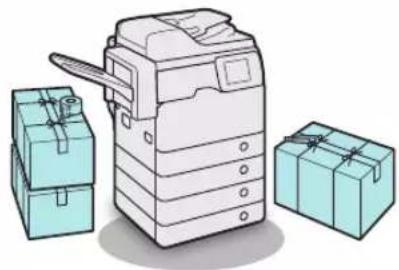CANON imageRUNNER ADVANCE 400i - Spostamento della macchina - 1