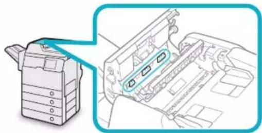 CANON imageRUNNER ADVANCE 400i - Gently open the feeder cover. - 2