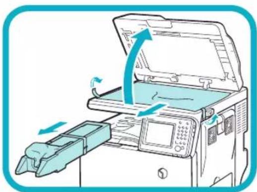 CANON imageRUNNER ADVANCE 400i - Trasporto della macchina sul luogo di installazione e rimozione dei materiali di imballaggio - 3