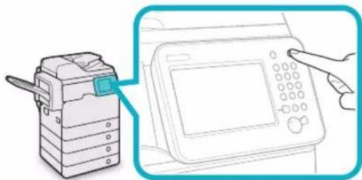 CANON imageRUNNER ADVANCE 400i - Touche d'économie d'énergie - 1