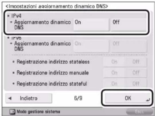 CANON imageRUNNER ADVANCE 400i - Specificare  per  → premere [OK]. - 1
