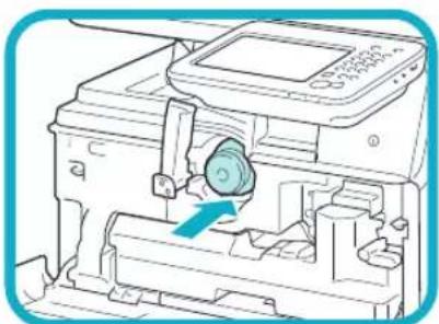CANON imageRUNNER ADVANCE 400i - Installieren der Tonerpatrone - 6
