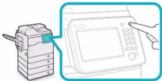 CANON imageRUNNER ADVANCE 400i - Tasto di risparmio energetico - 1