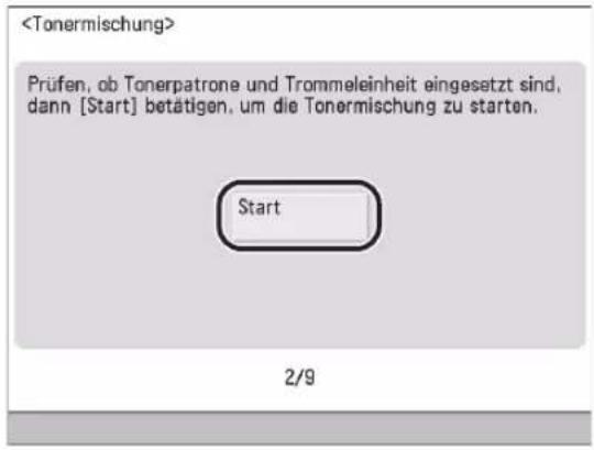 CANON imageRUNNER ADVANCE 400i - Mischen des Toners02 - 1