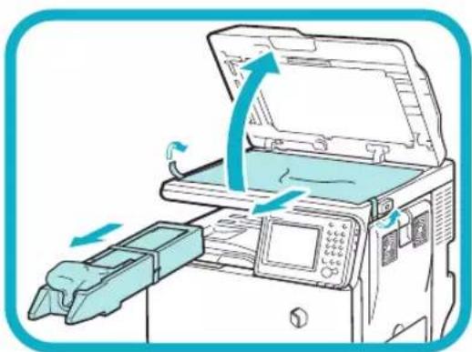 CANON imageRUNNER ADVANCE 400i - Transportieren des Systems an den Aufstellort und Entfernen der Verpackung - 3