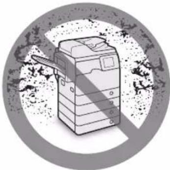 CANON imageRUNNER ADVANCE 400i - Precauzioni per l'installazione - 3