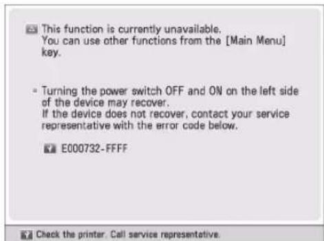 CANON imageRUNNER ADVANCE 400i - When the print or scan function does not operate normally: - 1