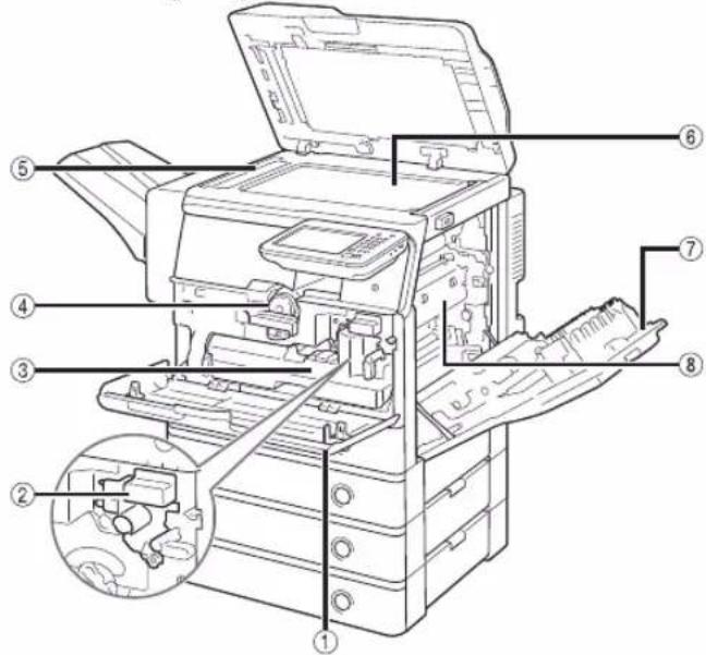 CANON imageRUNNER ADVANCE 400i - Vue interne - 1