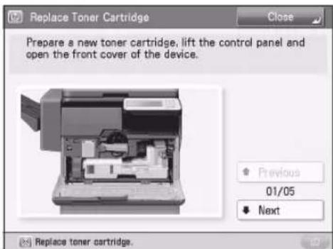 CANON imageRUNNER ADVANCE 400i - When an Error Message Is Displayed - 1