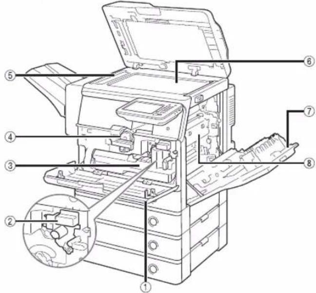 CANON imageRUNNER ADVANCE 400i - Internal View - 1