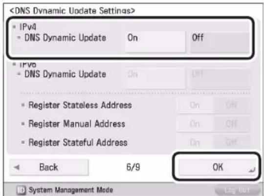 CANON imageRUNNER ADVANCE 400i - Specify  for  → press [OK]. - 1