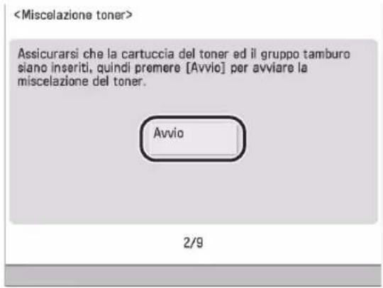CANON imageRUNNER ADVANCE 400i - Mescolamento del toner02 - 1