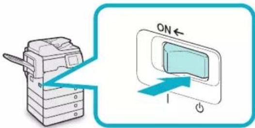 CANON imageRUNNER ADVANCE 400i - Arresto della macchina - 1