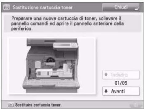 CANON imageRUNNER ADVANCE 400i - Quando viene visualizzato un messaggio di errore - 1