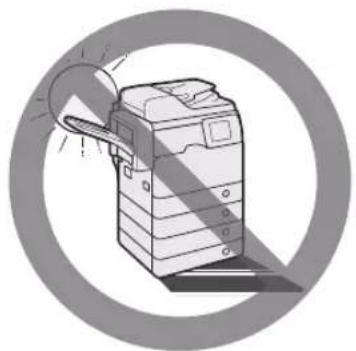 CANON imageRUNNER ADVANCE 400i - Avoid Installing the Machine in the Following Locations - 2