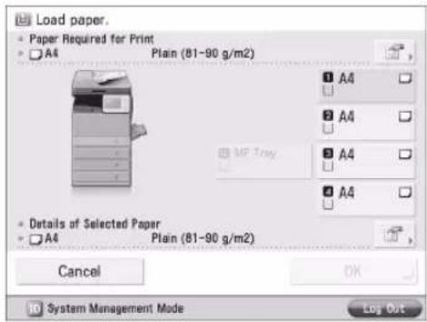 CANON imageRUNNER ADVANCE 400i - NOTE - 1