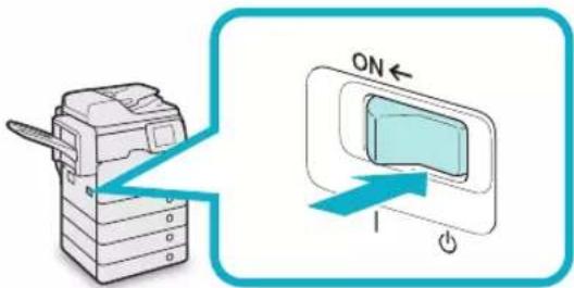 CANON imageRUNNER ADVANCE 400i - Apagar el equipo - 1
