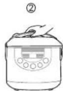 PANASONIC SR-TMJ181 - 내솔을 본체에 넣고 외부 뚜껑을 닫습니다. - 2