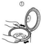 PANASONIC SR-TMJ181 - Put the inner pan into the body and close the outer lid. - 1