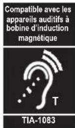 PANASONIC KX-TGC253 - Conformité à la norme TIA-1083 - 1