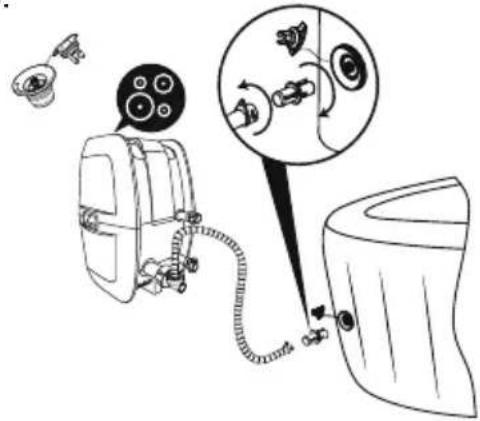 BESTWAY SaluSpa 60278 - CONTRÔLE DE LA VALVE D'AIR - 13