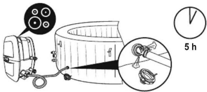 BESTWAY SaluSpa 60278 - CONTRÔLE DE LA VALVE D'AIR - 9