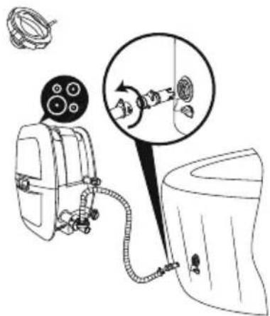 BESTWAY SaluSpa 60278 - CONTRÔLE DE LA VALVE D'AIR - 12