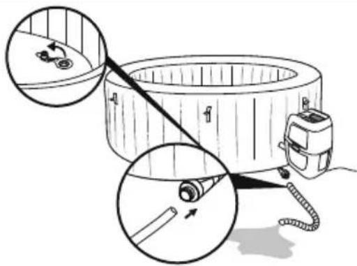 BESTWAY SaluSpa 60278 - CONTRÔLE DE LA VALVE D'AIR - 1