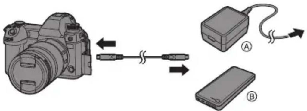 PANASONIC NN-SU66LS - Utilisation de l'appareil photo tout en le fournissant en électricité (Fourniture d'énergie/Charge) - 1