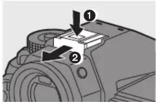 PANASONIC NN-SU66LS - Retrait du couvercle de la griffe porte-accessoires - 1