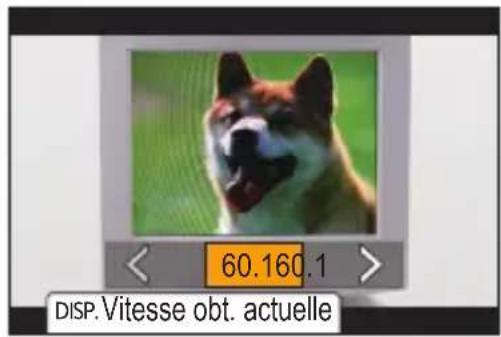 60.160.1 DISP.Vitesse obt. actuelle