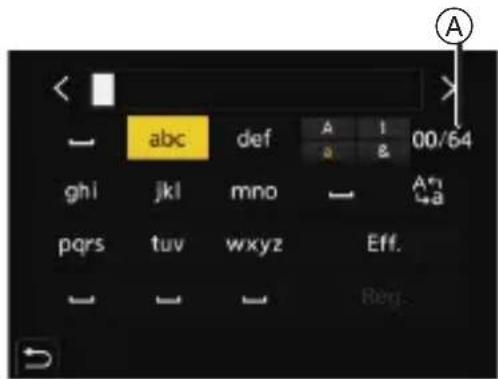 abc def A 1 00/64 ghi jkl mno — Aa pqrs tuv wxyz Eff. Reg.