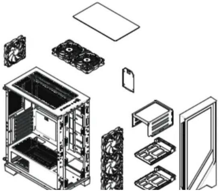 MSI MAG FORGE 320R AIRFLOW - Matériaux - 7