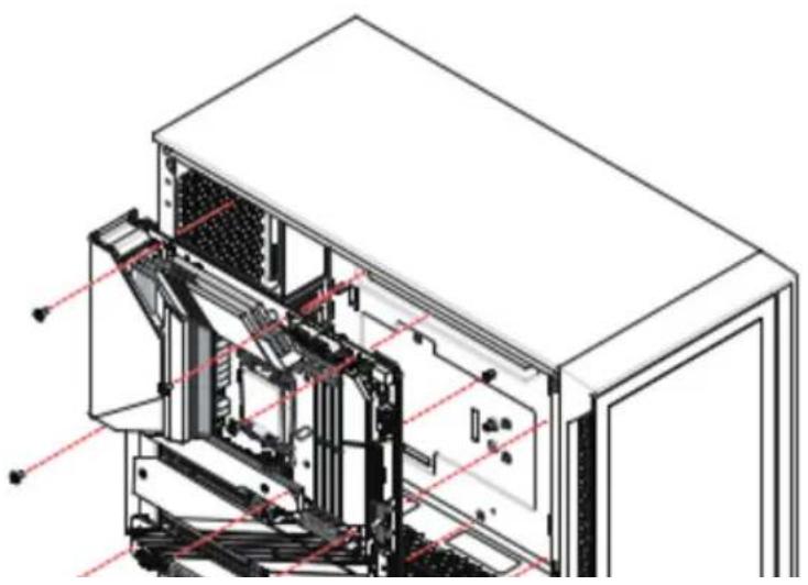 MSI MAG FORGE 320R AIRFLOW - Retrait du panneau avant - 2