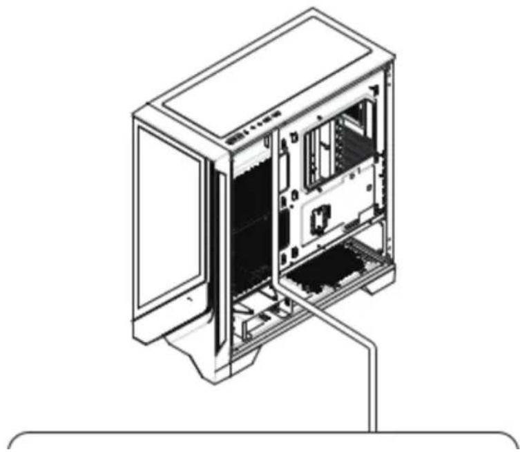 MSI MAG FORGE 320R AIRFLOW - Retrait du panneau avant - 7